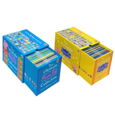 The Incredible Peppa Pig & The Ultimate Peppa Pig Collection 100 Books Set by Ladybird The Incredible Peppa Pig & The Ultimate Peppa Pig Collection 100 Books Set by Ladybird