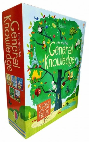 Usborne Lift The Flap General Knowledge 5 Books Box Collection