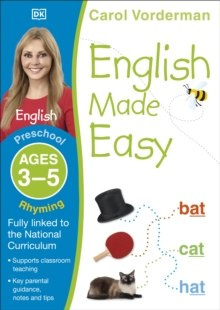 English Made Easy Rhyming Ages 3-5 Preschool by Carol Vorderman