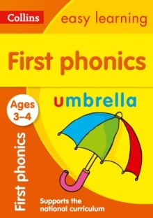 First Phonics Ages 3-4 : Ideal for Home Learning by Collins Easy Learning