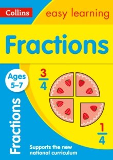 Fractions Ages 5-7 : Ideal for Home Learning by Collins Easy Learning
