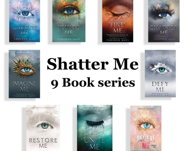 Shatter Me Series 9 Book Series by Taherah Mafi