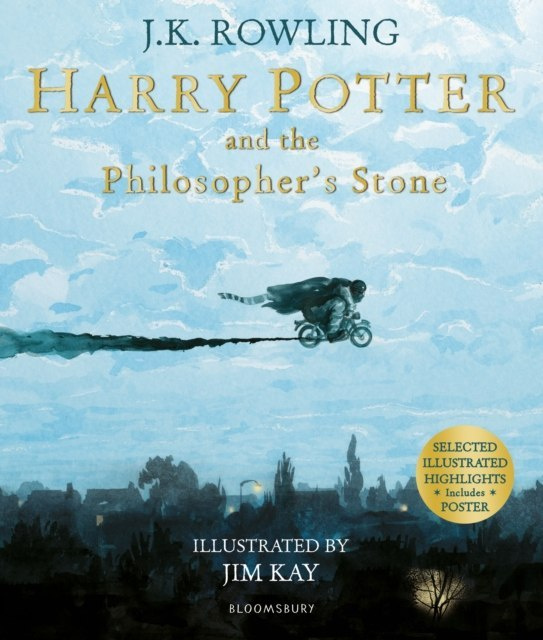 Harry Potter and the Philosopher's Stone : Illustrated Edition by J.K. Rowling