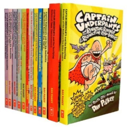 Dav Pilkeys Captain Underpants 12 Books Set