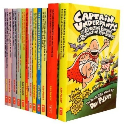 Dav Pilkeys Captain Underpants 12 Books 