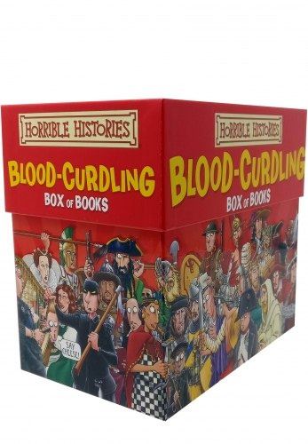 Horrible Histories Books Blood Curdling Collection 20 Books Box Gift Set
