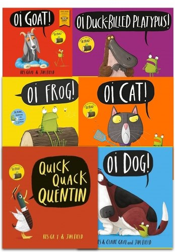 Kes Gray Collection 6 Books Set (Oi Frog, Oi Dog, Quick Quack Quentin, Oi Cat, Oi Goat, Oi Duck-billed Platypus)