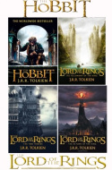 The Lord Of The Rings The Hobbit 4 Books Collection Set